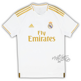 Camisa Real Madrid Home 2019/20 - Retrô Adidas Masculina - Branco