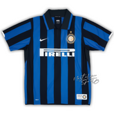 Camisa Inter de Milão Home 2007/08 - Retrô Nike Masculino - Preto e Azul