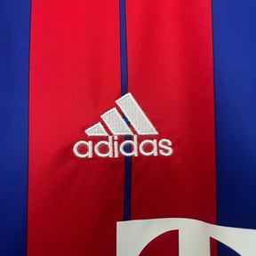 Camisa Bayern de Munique Home 2014/15 - Retrô Adidas Masculino - Vermelha e Azul