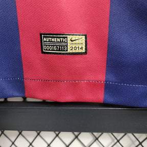 Camisa Barcelona Home 2014/15 - Retrô Nike Masculina - Azul e Grená
