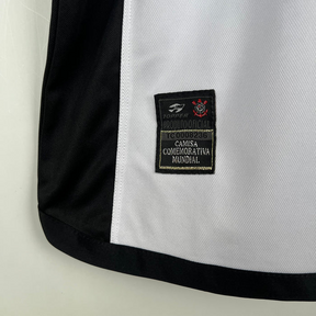 Camisa Corinthians Home Mundial 2000/01 - Retrô Topper Masculino - Branco