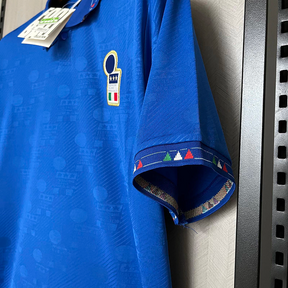 Camisa Itália Home 1994 - Retrô Diadora Masculino - Azul