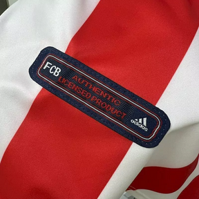 Camisa Bayern de Munique Away 2000/01 - Retrô Adidas Masculino - Branco e Vermelho