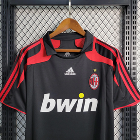 Camisa AC Milan Third 2007/08 - Retrô Adidas Masculino - Preto