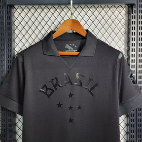Camisa Brasil Black 2013 - Retrô Nike Masculino - Preto