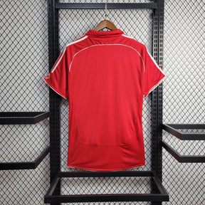 Camisa Liverpool Home 2006/07 - Retrô Adidas Masculino - Vermelho