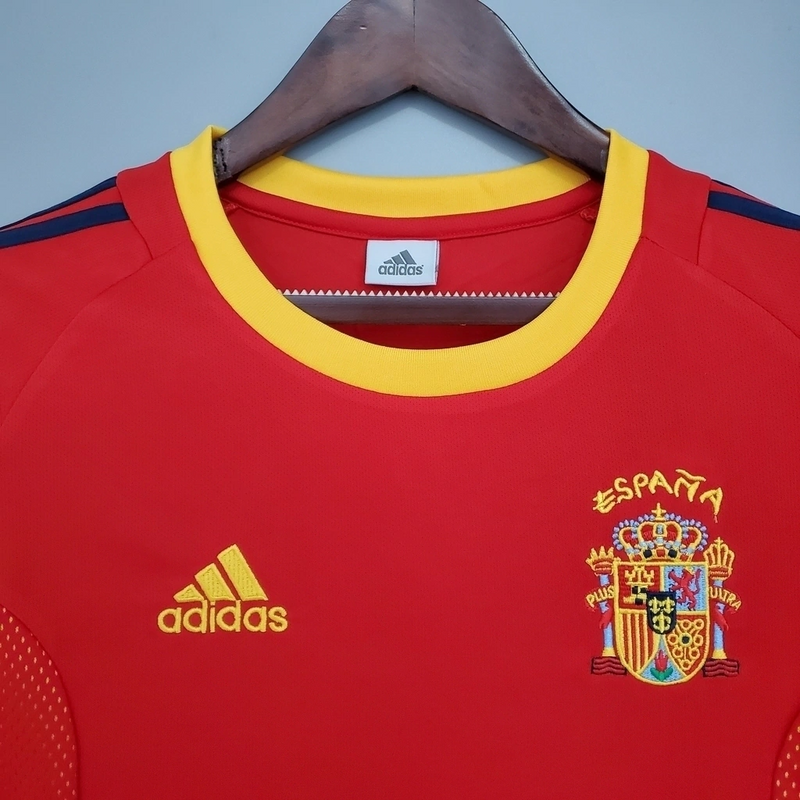 Camisa Espanha I 2002 - Retrô Adidas