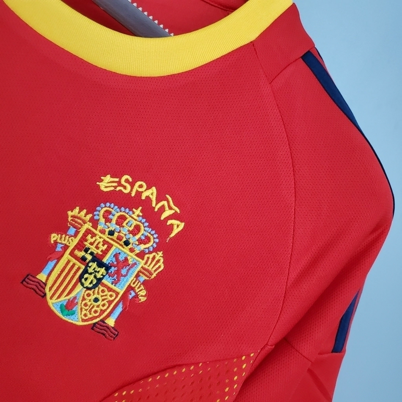 Camisa Espanha I 2002 - Retrô Adidas