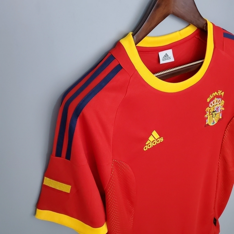 Camisa Espanha I 2002 - Retrô Adidas