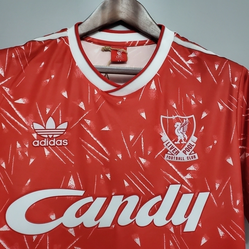 Camisa Liverpool I 1989/91 - Retrô Adidas
