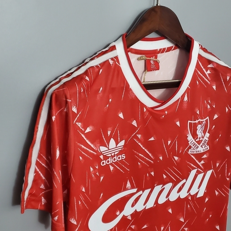 Camisa Liverpool I 1989/91 - Retrô Adidas