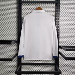Camisa Real Madrid Home 2016/17 Manga Longa - Retrô Adidas Masculina - Branca