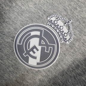 Camisa Real Madrid Away 2015/16 - Retrô Adidas Masculina - Cinza