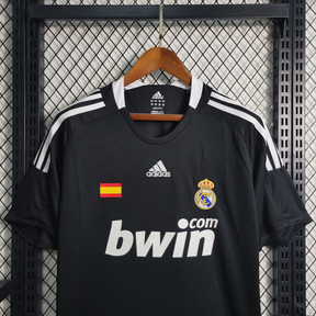 Camisa Real Madrid Third 2008/09 - Retrô Adidas Masculina - Preta