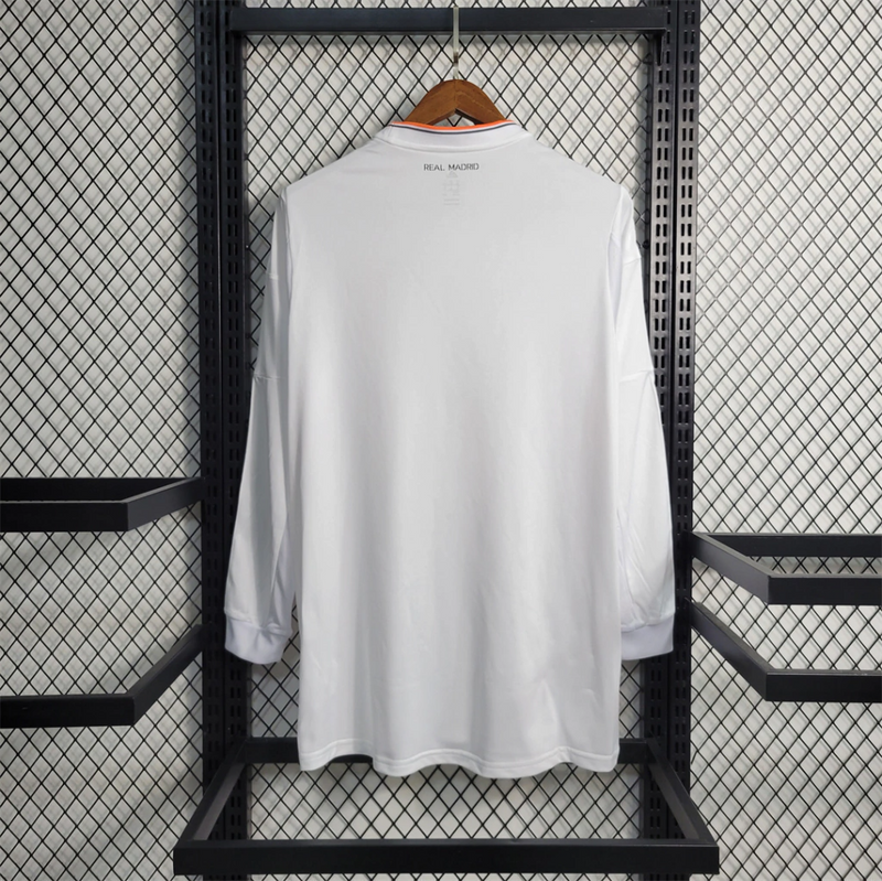 Camisa Real Madrid I Manga Longa 2013/14 - Retrô Adidas
