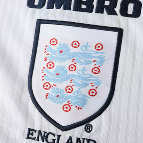 Camisa Inglaterra Home 1998 - Retrô Umbro Masculino - Branco