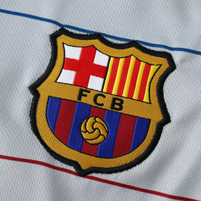 Camisa Barcelona Away 2003/04 - Retrô Nike Masculino - Cinza