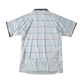 Camisa Barcelona Away 2003/04 - Retrô Nike Masculino - Cinza