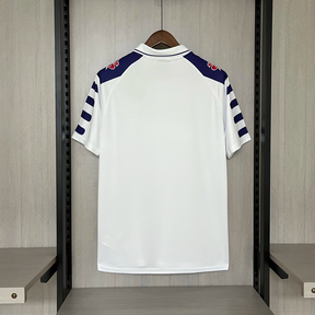 Camisa Fiorentina Away 1998/99 - Retrô Fila Masculino - Branco e roxo