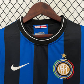 Camisa Inter de Milão Home 2009/10 - Retrô Nike Masculino - Azul e Preto