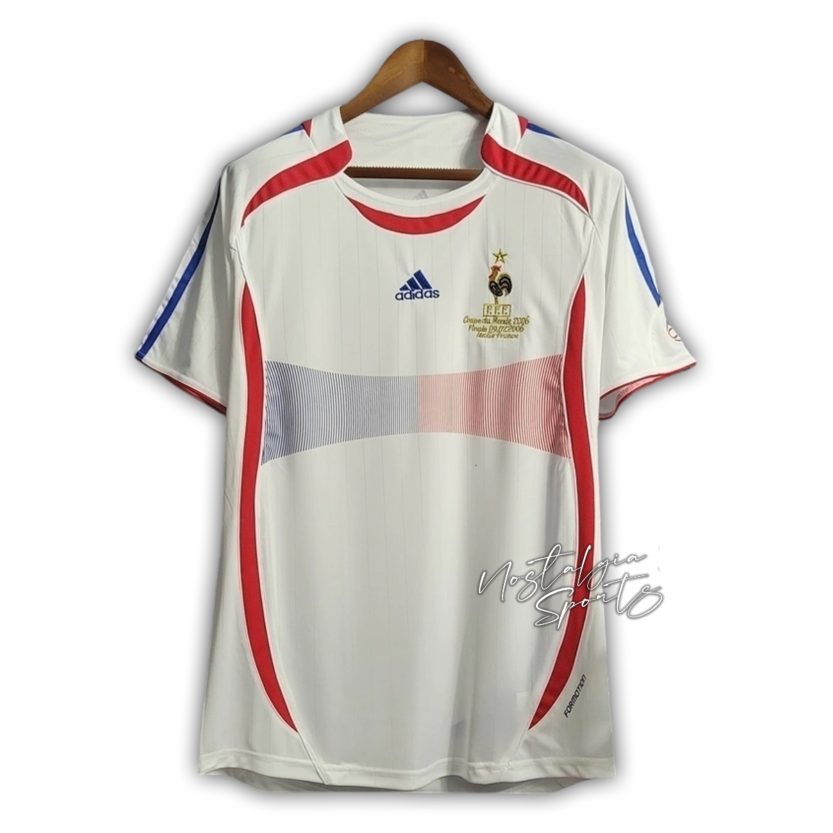 Camisa França Away 2006 - Retrô Adidas Masculino - Branco