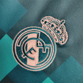 Camisa Real Madrid Third 2017/18 - Retrô Adidas Masculina - Azul