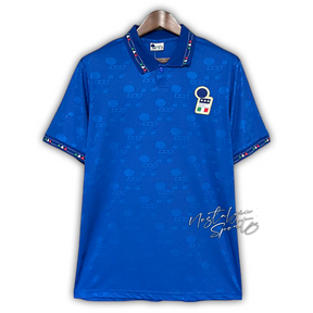 Camisa Itália Home 1994 - Retrô Diadora Masculino - Azul