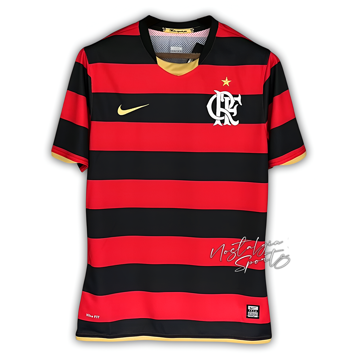 Camisa Flamengo Home 2008/09 - Retrô Nike Masculino - Vermelho