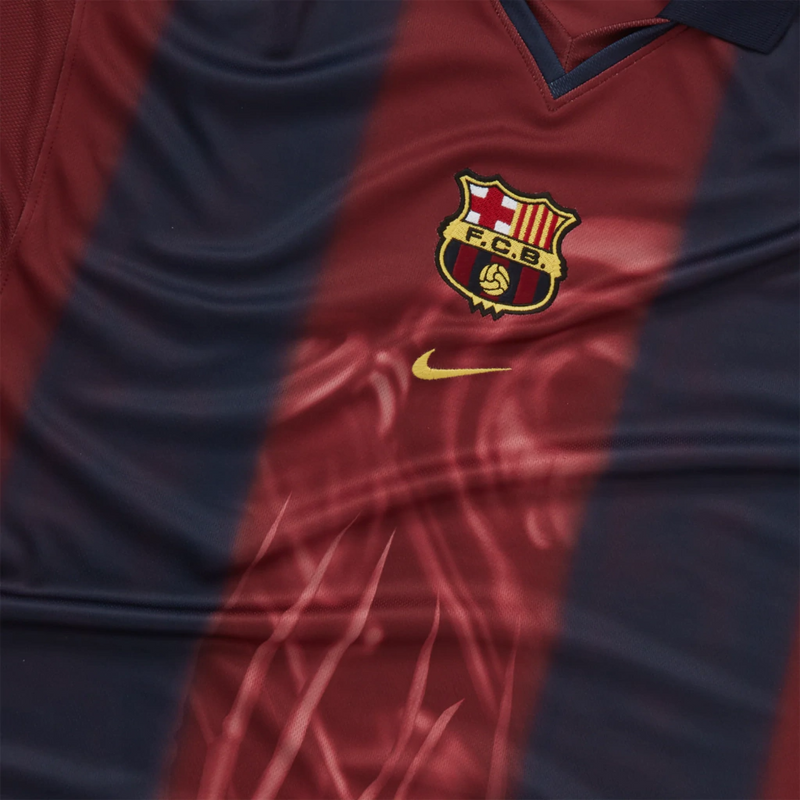 Camisa Barcelona x Travis Scott Skeleton 2000/01 - Retrô Nike
