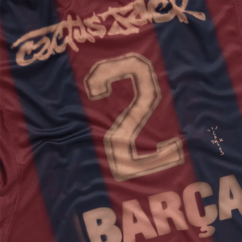 Camisa Barcelona x Travis Scott Skeleton 2000/01 - Retrô Nike