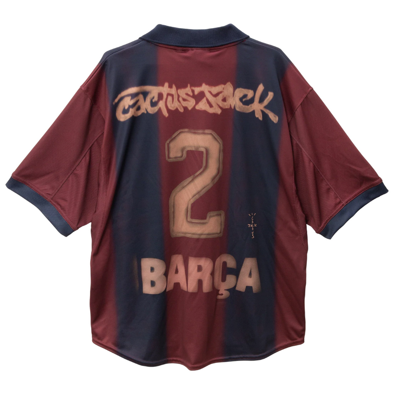 Camisa Barcelona x Travis Scott Skeleton 2000/01 - Retrô Nike