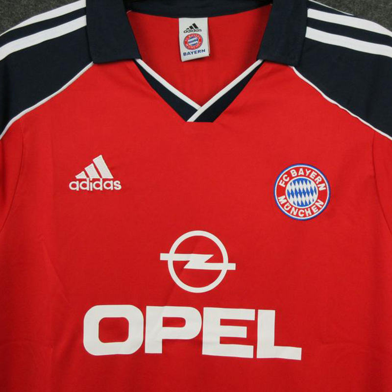 Camisa Bayern de Munique I 1999/01 - Retrô Adidas