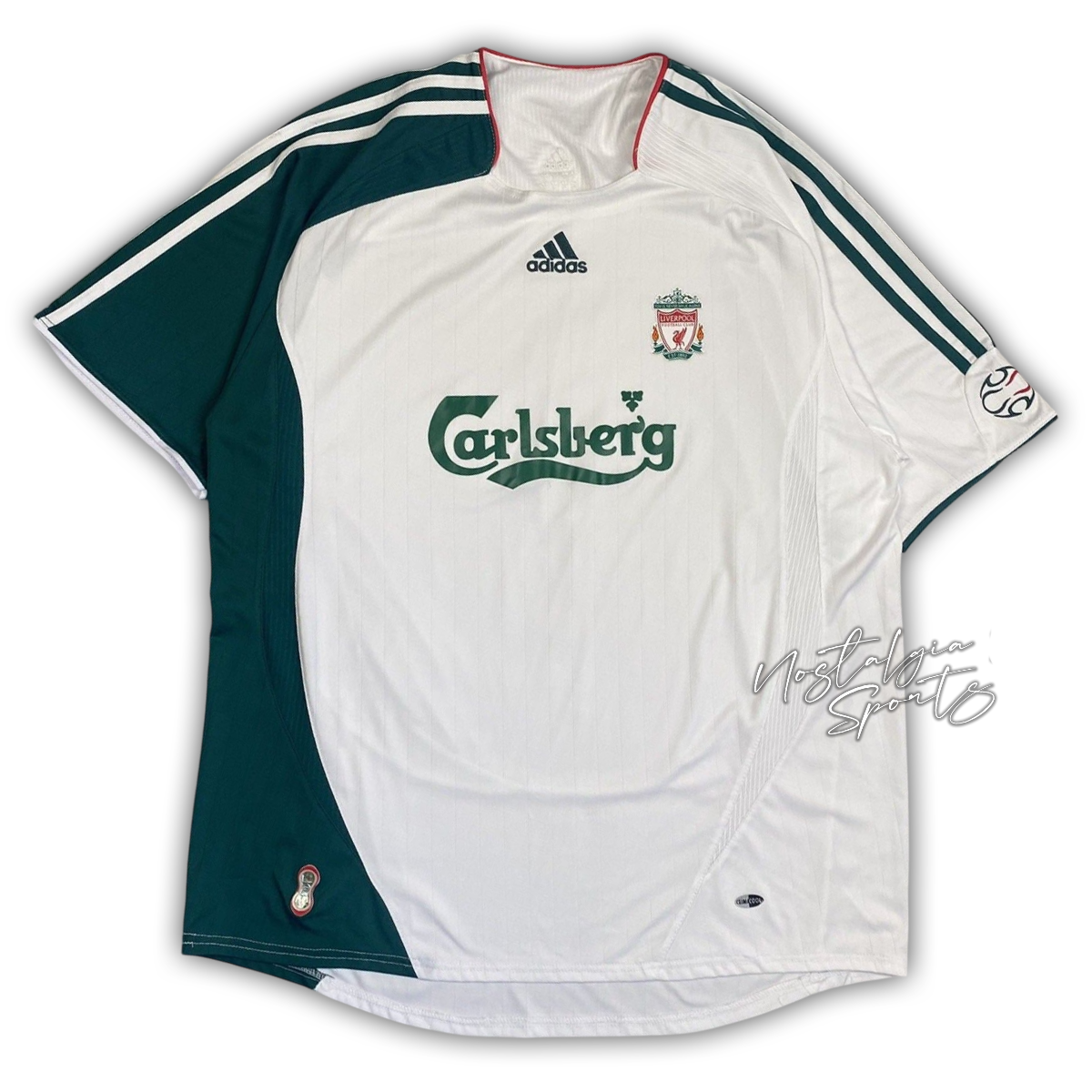 Camisa Liverpool Third 2006/07 - Retrô Adidas Masculino - Branco