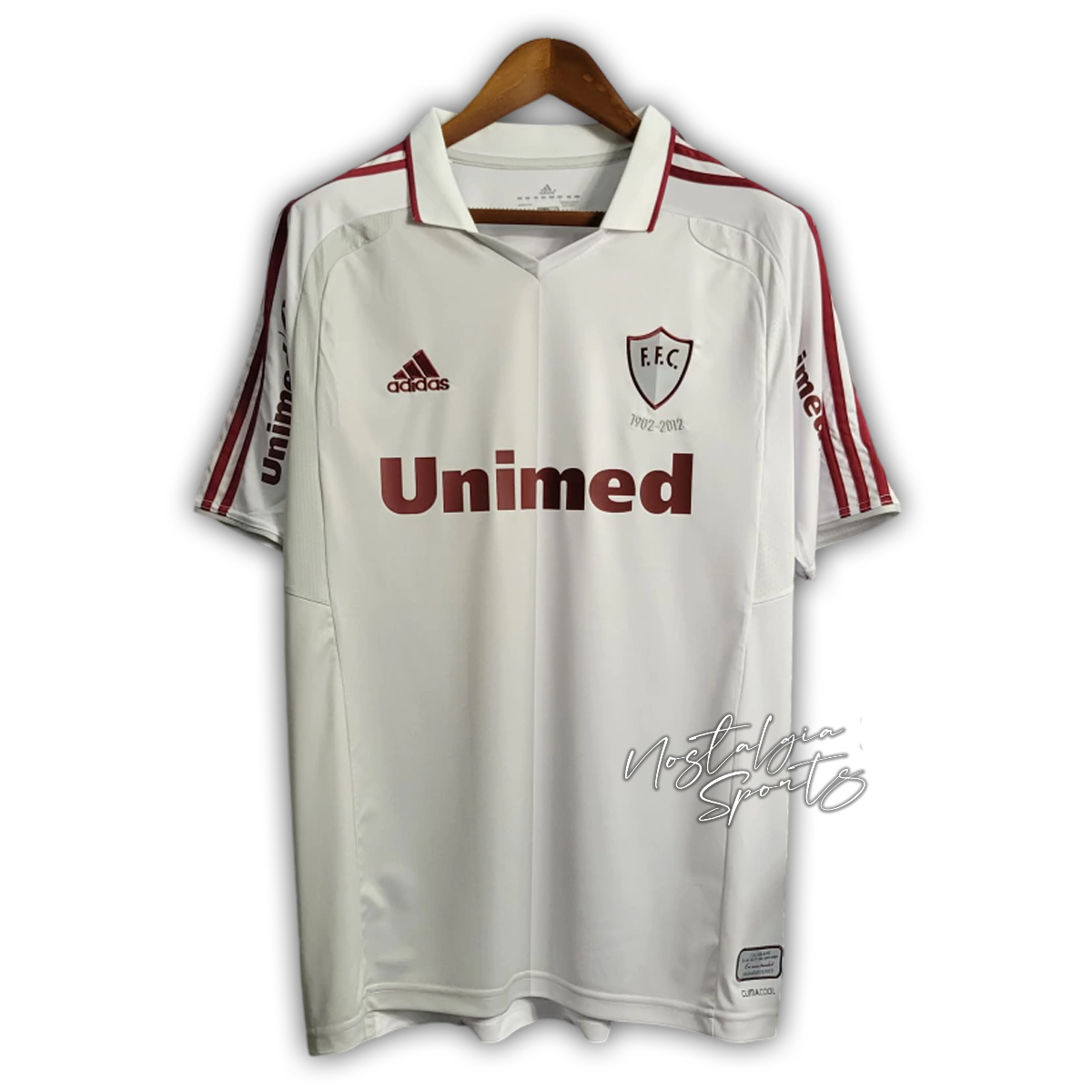 Camisa Fluminense Aniversário 2012 - Retrô Adidas Masculino - Branco