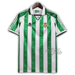 Camisa Real Betis Home 1995/97 - Retrô Kappa Masculino - Verde e Branco