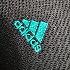 Camisa Real Madrid Away 2017/18 Manga Longa - Retrô Adidas Masculina - Preta