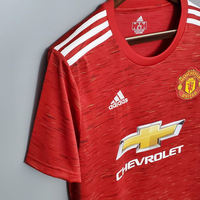 Camisa Manchester United I 2020/21 - Retrô Adidas