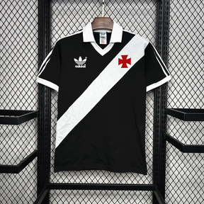 Camisa Vasco Home 1988/89 - Retrô Adidas Masculino - Preto