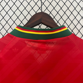 Camisa Portugal Home 1992 - Retrô Adidas Masculino - Vermelho
