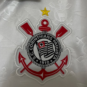 Camisa Corinthians Home 1995/96 - Retrô Masculino - Branco