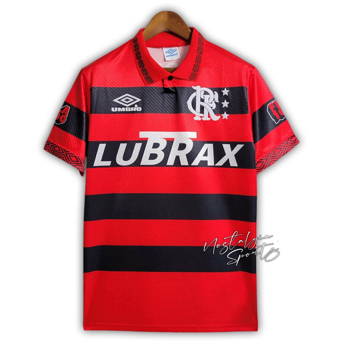 Camisa Flamengo Home 1994/95 - Retrô Umbro Masculino - Vermelho
