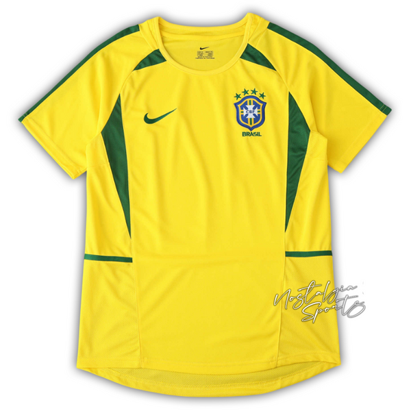 Camisa Brasil I 2002 - Retrô Nike