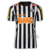 Camisa Santos Away 2012/13 - Retrô Nike Masculino - Branco e Preto