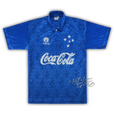 Camisa Cruzeiro Home 1993/94 - Retrô Finta Masculino - Azul