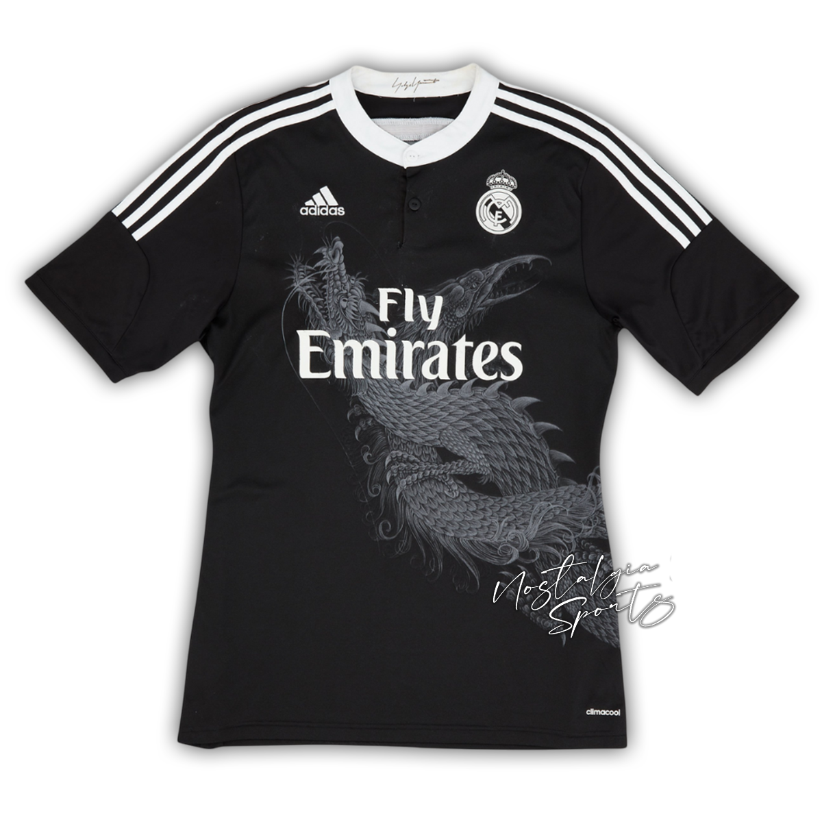 Camisa Real Madrid Third 2014/15 - Retrô Adidas Masculina - Preta