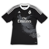 Camisa Real Madrid Third 2014/15 - Retrô Adidas Masculina - Preta