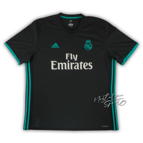 Camisa Real Madrid Away 2017/18 - Retrô Adidas Masculina - Preta
