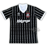Camisa Corinthians Away 1994/95 - Retrô Finta Masculino - Preto e Branco