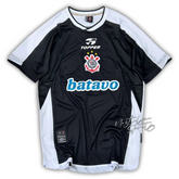 Camisa Corinthians Away Mundial 2000/01 - Retrô Topper Masculino - Preto