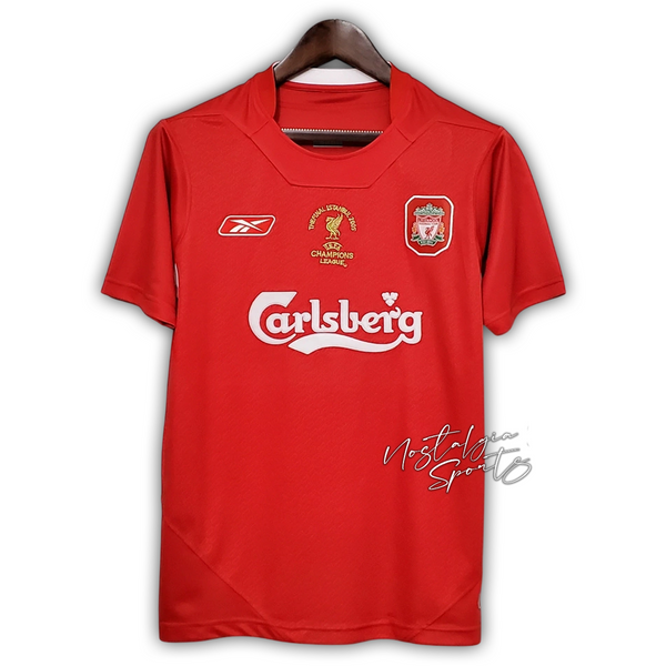 Camisa Liverpool I 2005/06 - Retrô Reebok